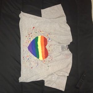 Original design homemade rainbow (pride) t-shirt